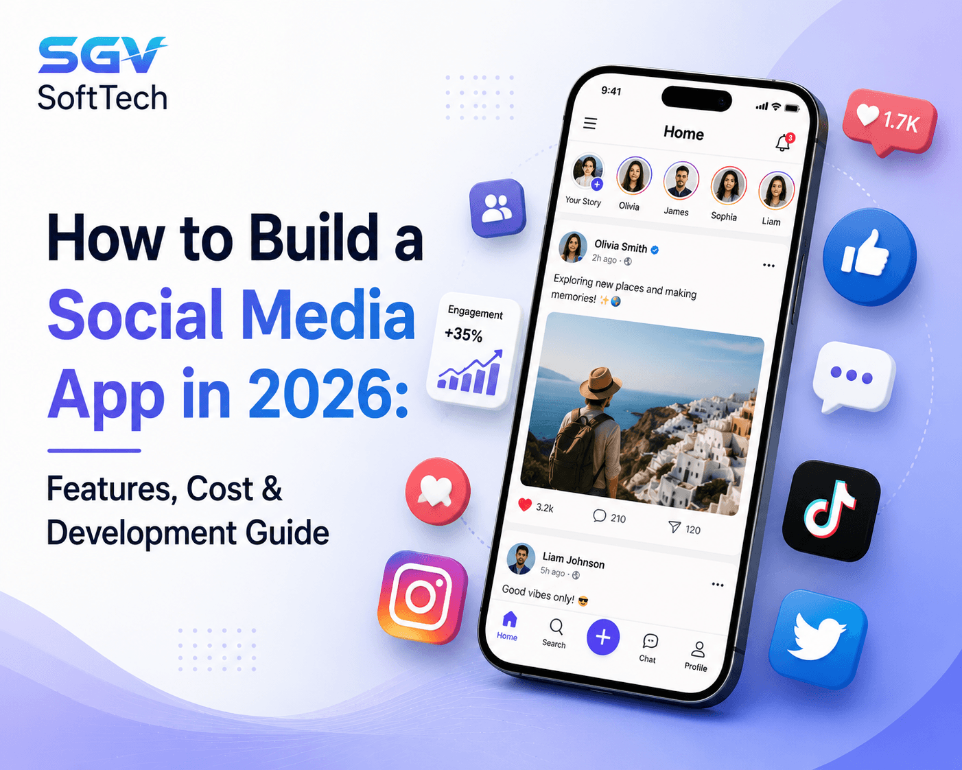 How to Build a Social Media App in 2026: Features, Cost & Development Guide