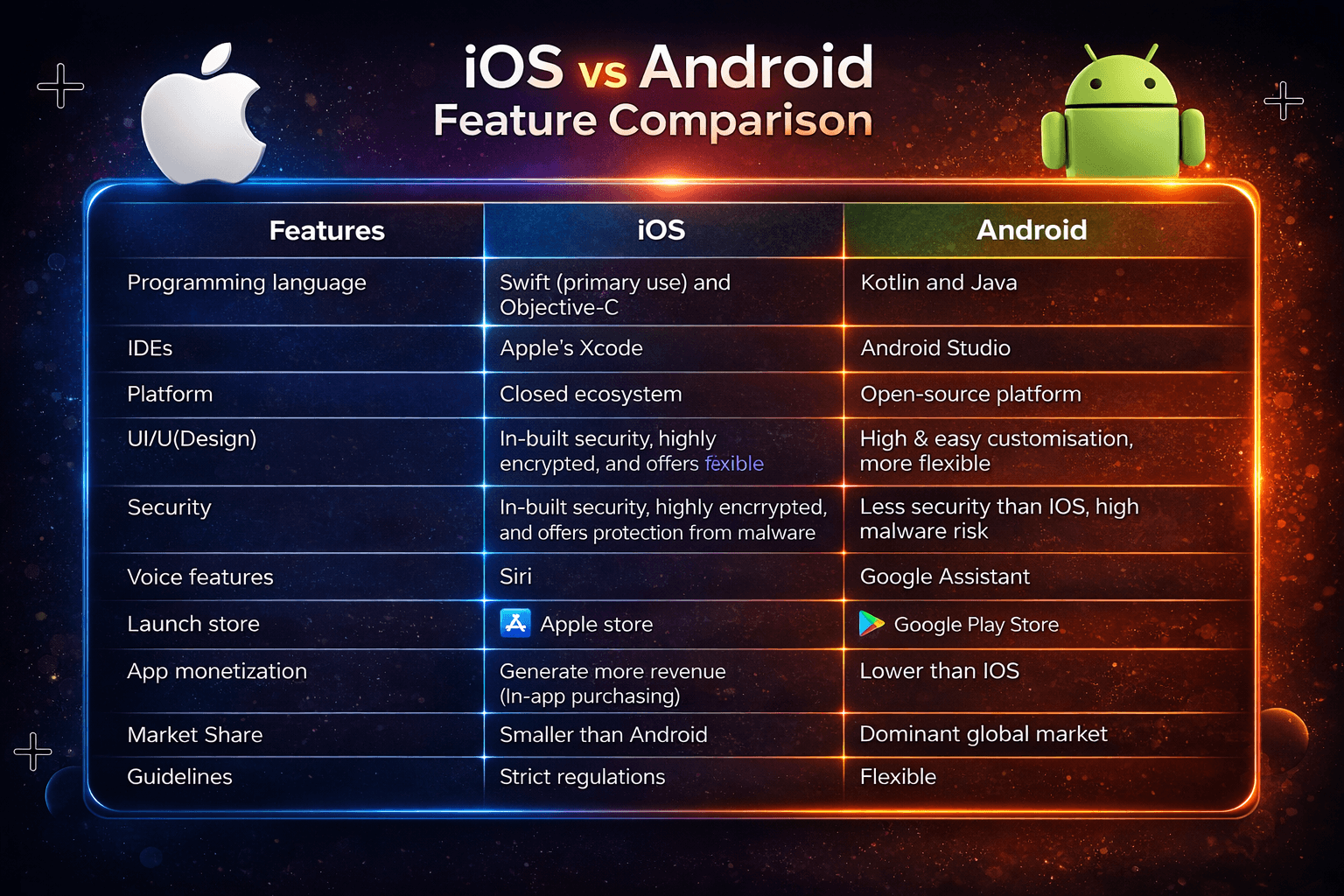 Android Development vs. IOS App Development: Major Comparison