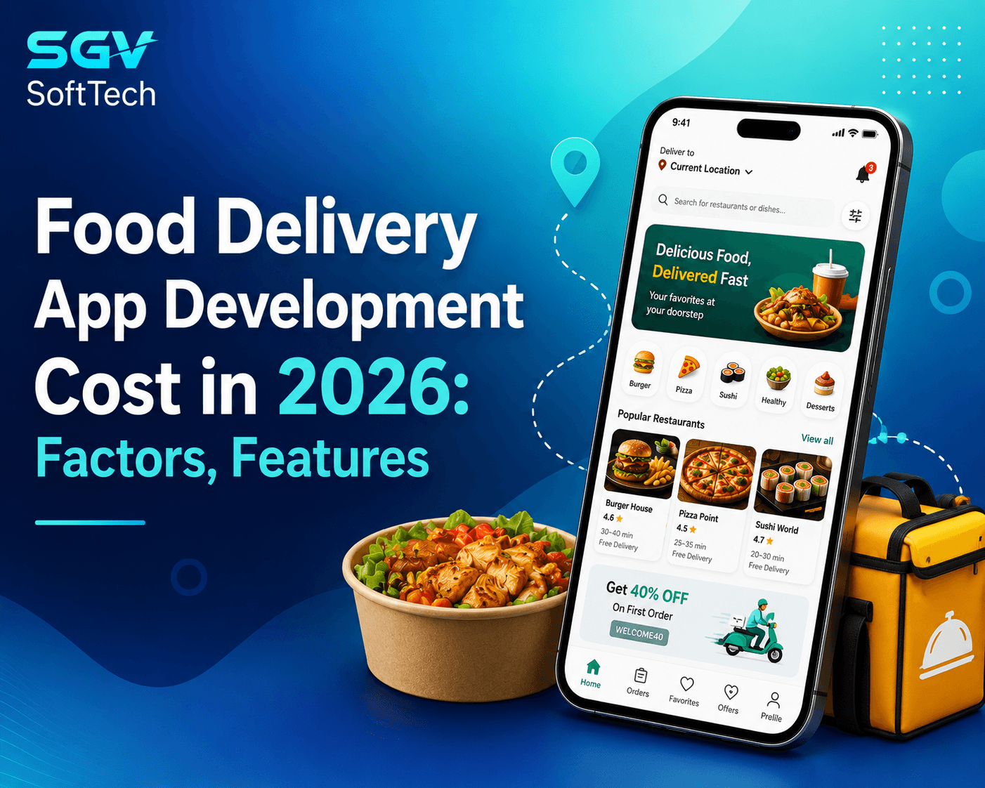 Food Delivery App Development Cost in 2026: Factors, Features