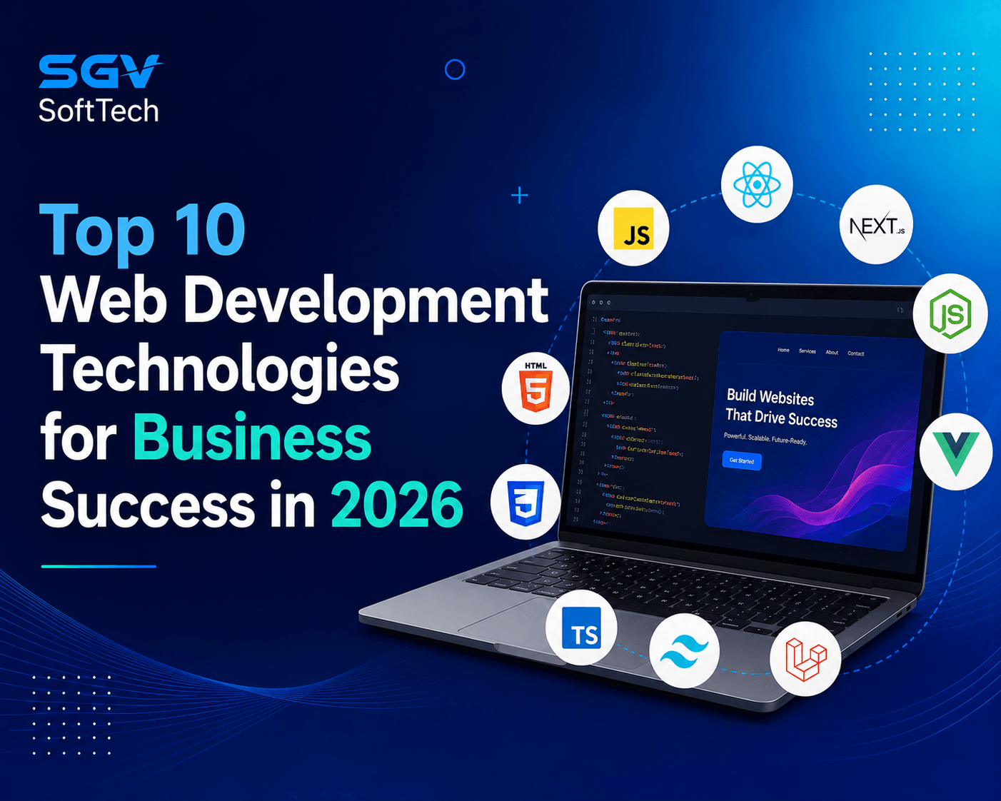 Top 10 Web Development Technologies for Business Success in 2026